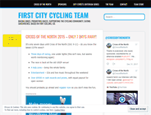 Tablet Screenshot of firstcitycyclingteam.com